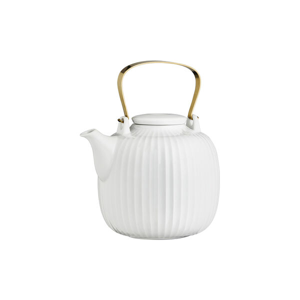 Hammershøi Teekanne, weiß, Kähler