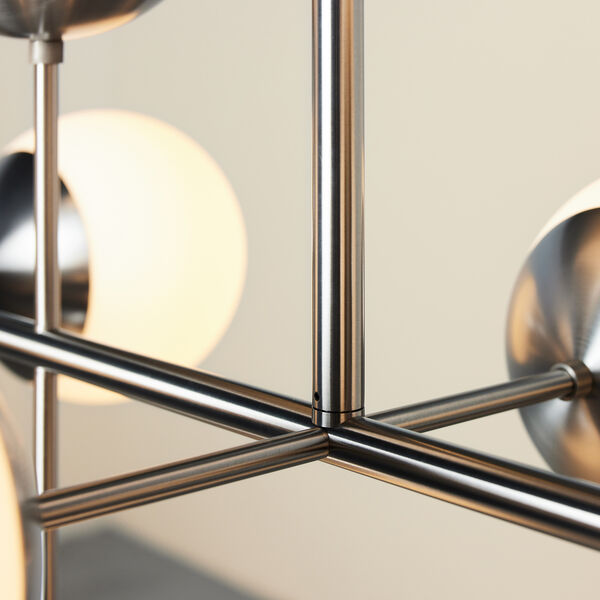 Lord Ballroom Lamp, steel/opal, Rubn