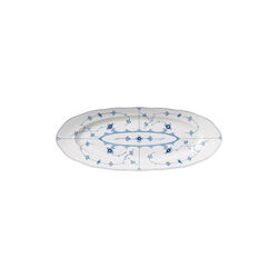 Musselmalet gerippte Platte 60 cm, Royal Copenhagen