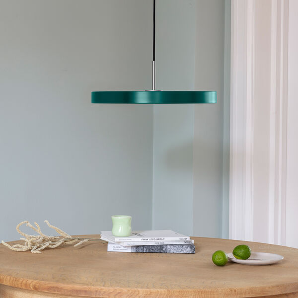 Asteria Plus Pendant, forest green/steel, UMAGE