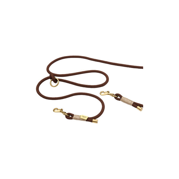 Adjustable and soft line puppy, espresso brown, Drew's Dogwear