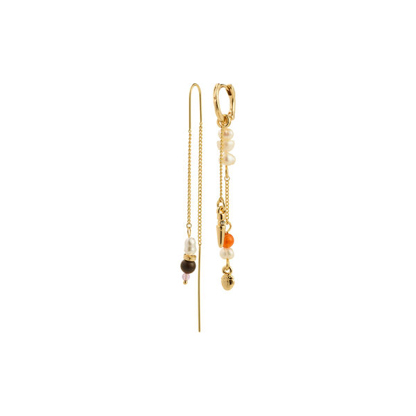 BETWEEN chain earrings, gold plated, Pilgrim