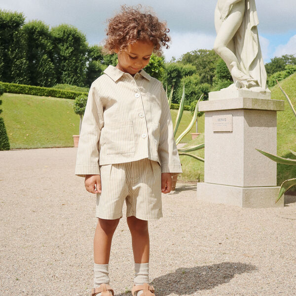 Frankie Overshirt, tea stripe, Konges Sl&oslash;jd