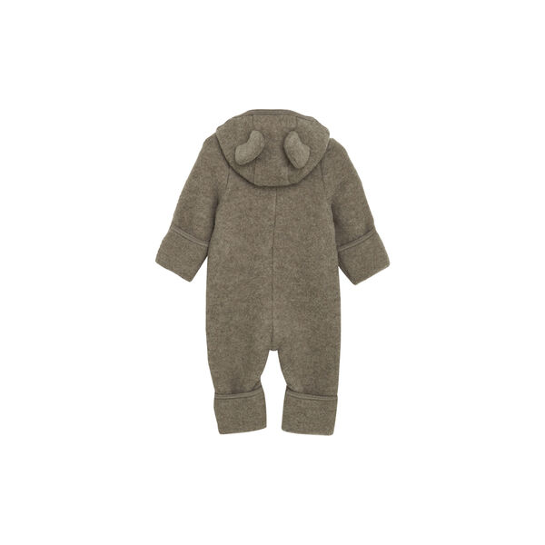 Pram Suit Ears Wool Fleece, savannah melange Pram Suit Ears Wool Fleece, savannah melange, HUTTEliHUT