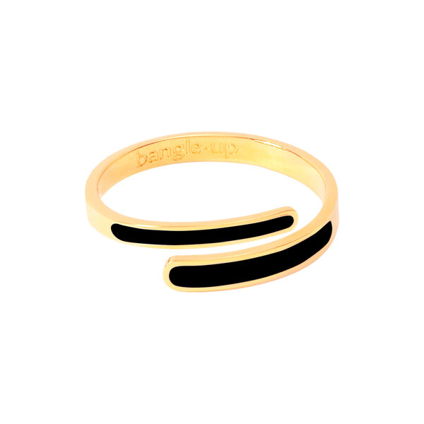TARA Ring, black, bangle up