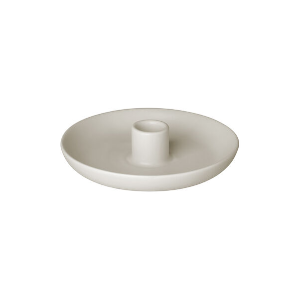 VELA Rund Lysestage M, moonbeam, Blomus