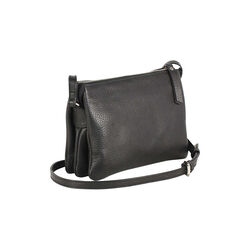 Vera Crossbody Tasche, Grain, schwarz, Markberg
