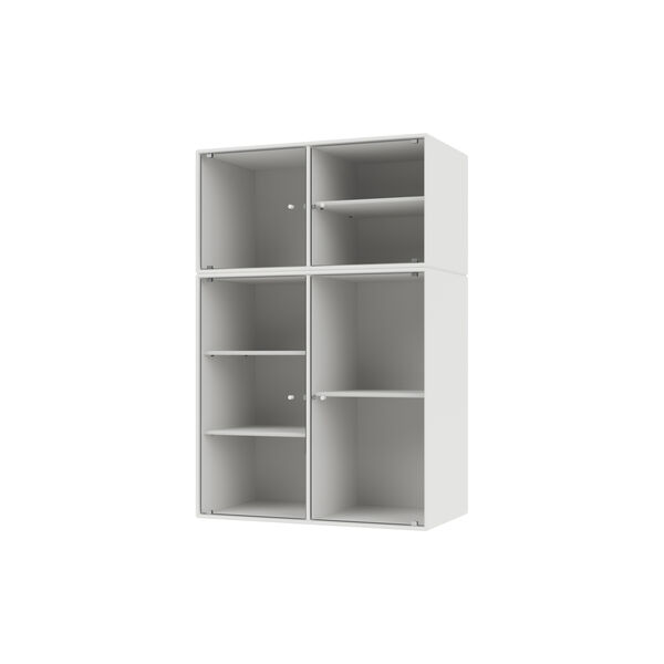 RIPPLE III Vitrine Cabinet, 01 white, Montana Furniture