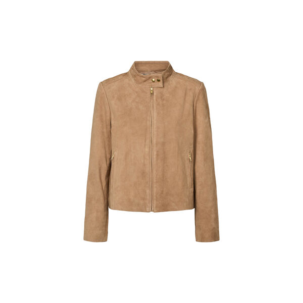 1014PBOVidana suede jacket, camel, PBO