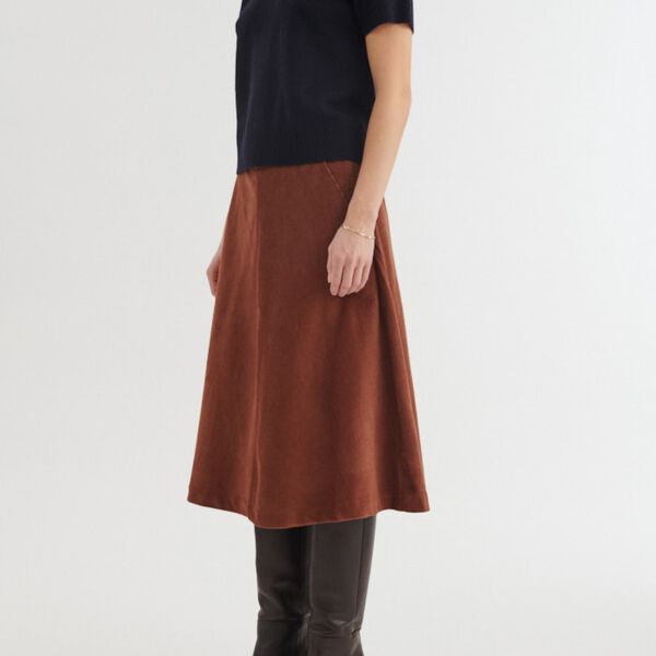 Millu Skirt, tortoise shell, Basic Apparel