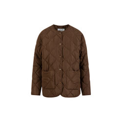 CC Heart ASTA locker geschnittene Steppjacke, chocolate brown, Coster Copenhagen