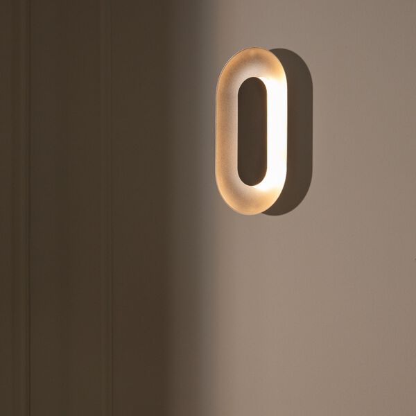 Sasi Small Wall Lamp, silver, Nuura