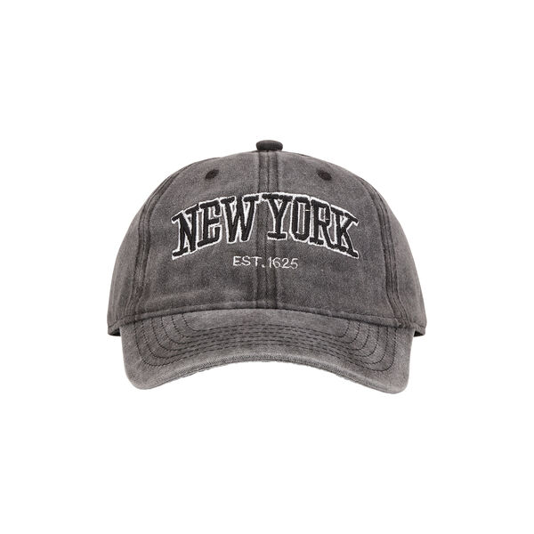 Everyday New York Cap, washed black, SUI AVA