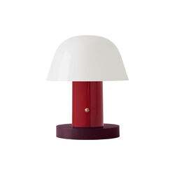 Setago JH27 Portable Table Lamp, maroon/grape Setago JH27 Portable Table Lamp, maroon/grape, &Tradition