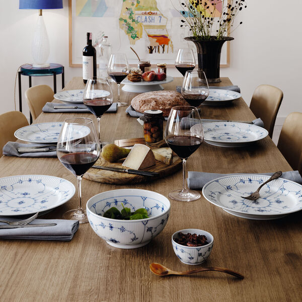 Musselmalet Riflet Schale 180 cl, Royal Copenhagen