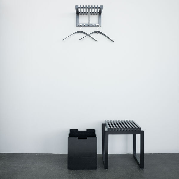 Cutter Stool, black/oak, Skagerak by Fritz Hansen