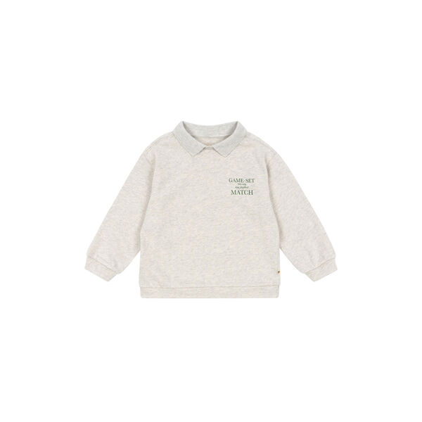 Spotty LS Polo, off white melange, Konges Sl&oslash;jd