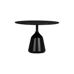 Coin Side Table, black oak, Wendelbo