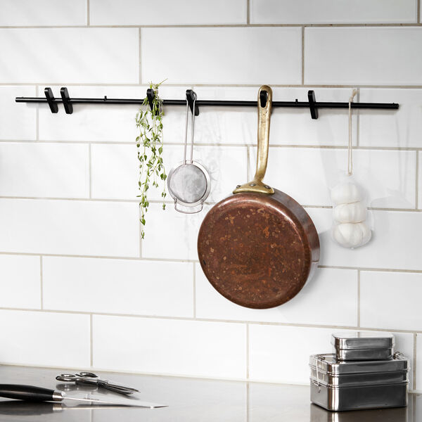 Kleiderhakenbrett, schwarz, MOEBE