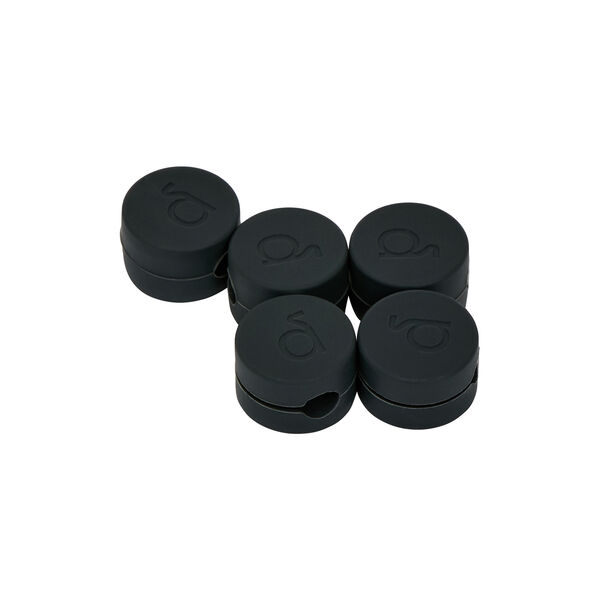 Cable Clips, charcoal, Pedestal