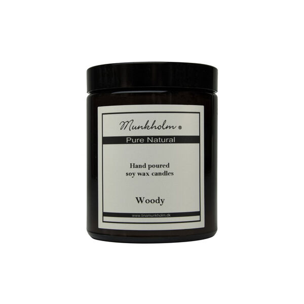 Soy Wax Candle, woody, Munkholm