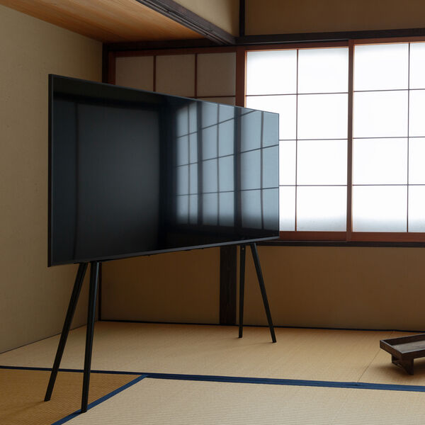 TV stand XL 55''-77'', black, JALG