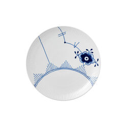 Blau Mega Gerippt Coupeteller &Oslash; 27 cm, Royal Copenhagen