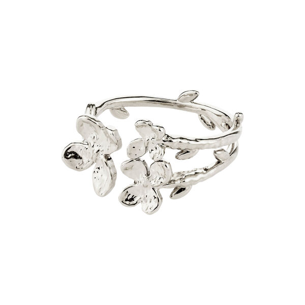 AJANI ring, versilbert, Pilgrim