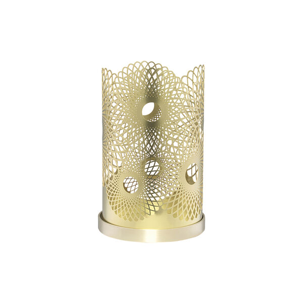 Feather Kerzenhalter, messing, Skultuna