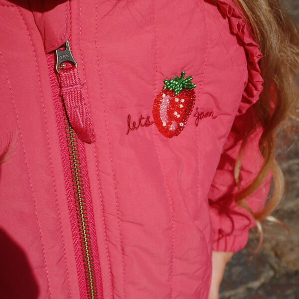 Juno Sparkle Bomberjacke, raspberry wine, Konges Sløjd