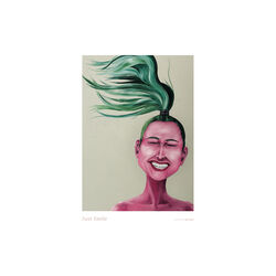Just Smile Plakat, All by Voss