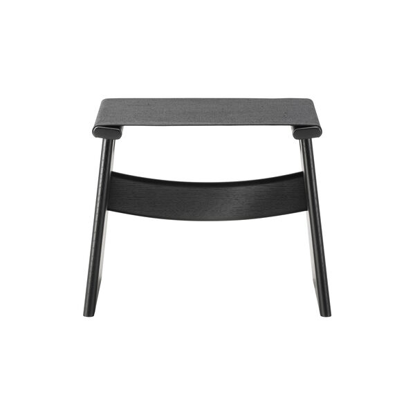 Seto Hocker, black lacquered oak/black, Fredericia Furniture