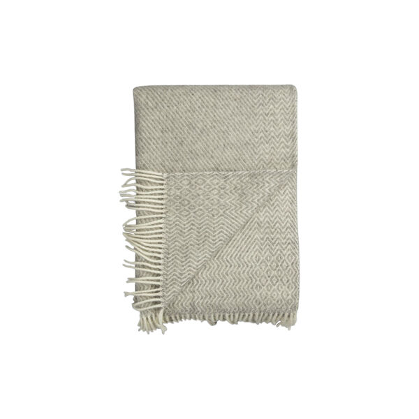 Katzenpfötchen Plaid, hellgrau Katzenpfötchen Plaid, hellgrau, Røros Tweed