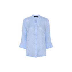Pure Linen Blouse, sky way blue, Micha