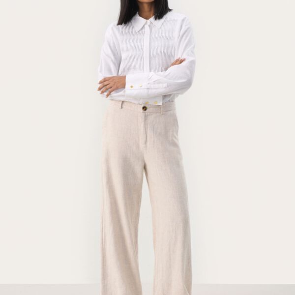 NinnesPW Trousers, french oak melange, Part Two