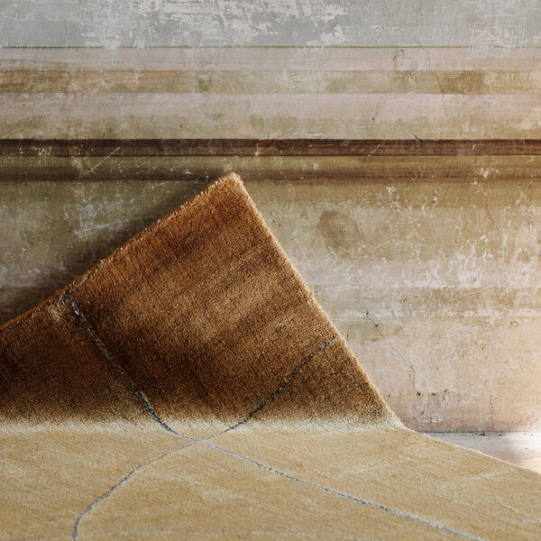 Circulus Rug, ochre, Linie Design