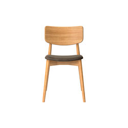 Chiara Dining Chair, Davos 2179 Umbra/naturolieret eg, Bruunmunch Furniture