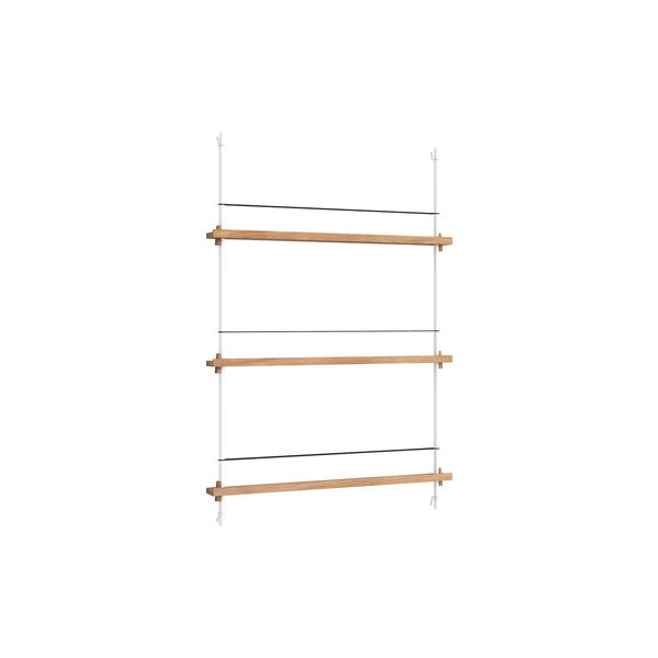 Magazine Shelving Medium, oak/white, MOEBE