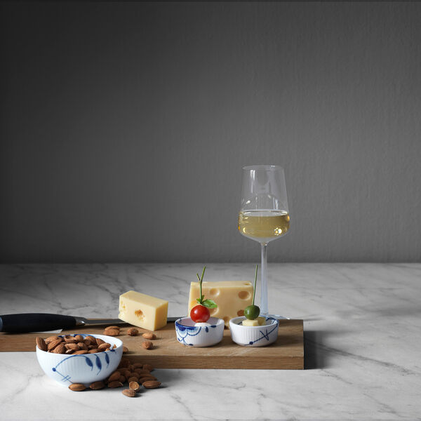 Mega Blau Gerippt Schale Mega Blau Gerippt Schale, Royal Copenhagen