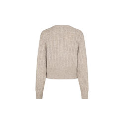 Pammiemd cardigan, beige speckle melange, Modström