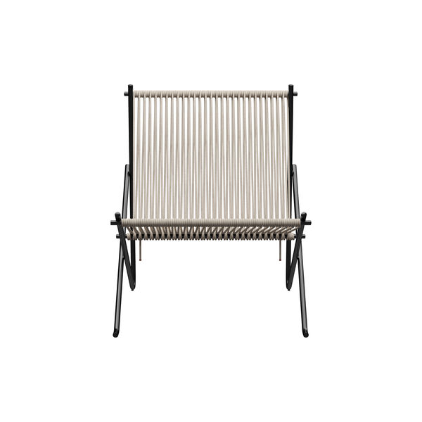 PK4&trade; Chair, black/natural, Fritz Hansen