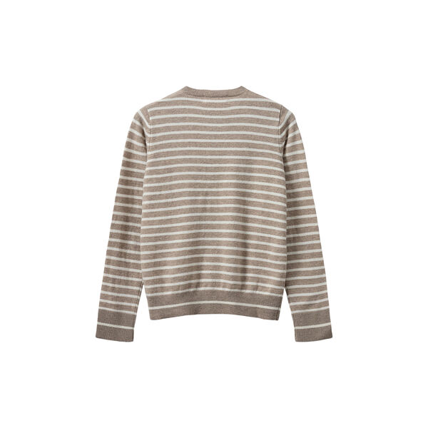CisseSW Stripe Cardigan, light brown striped, Sofie Schnoor