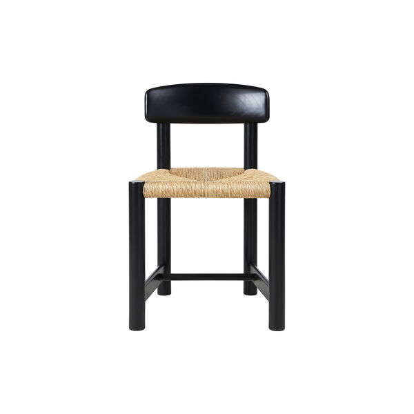 Daumiller Side Chair, braun/schwarz, Kiefer, GUBI