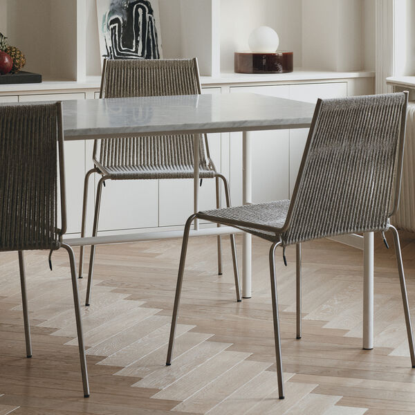 Noel Chair, steel/fair grey wool, Thorup Copenhagen