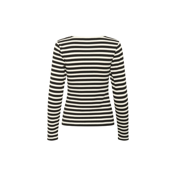 SassiaPW T-shirt s/s, black stripe, Part Two