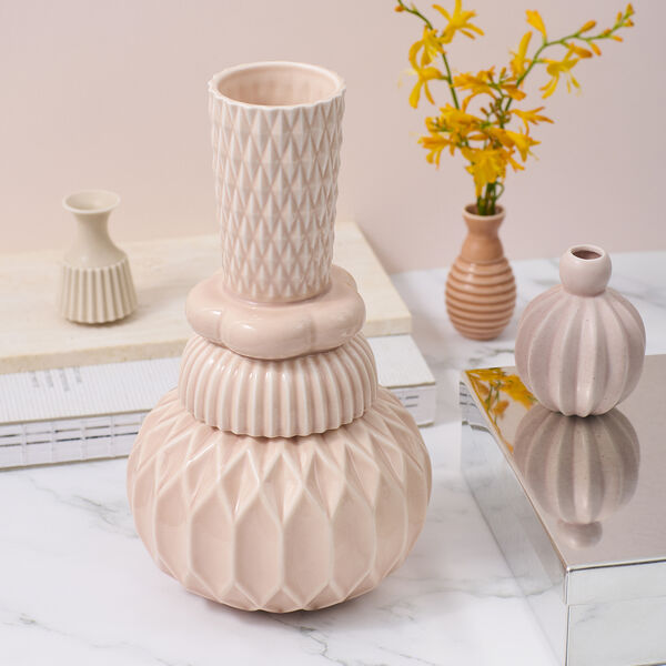 Samsurium Honkadonka Vase, rosa, Dottir Nordic Design