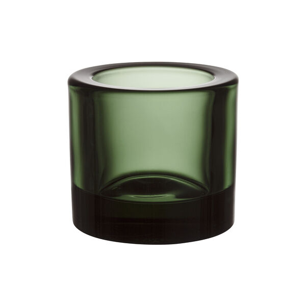 Kivi tealight holder, pine green, Iittala