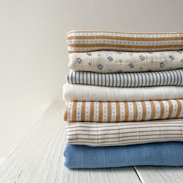 Stoffwindeln 3er-Pack, classic stripes camel, Cam Cam Copenhagen
