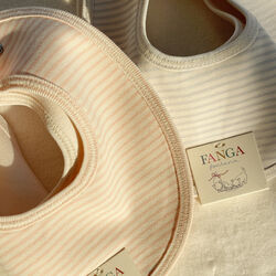 Fio Stripe 2-pack Bibs, blue mix, Konges Sl&oslash;jd