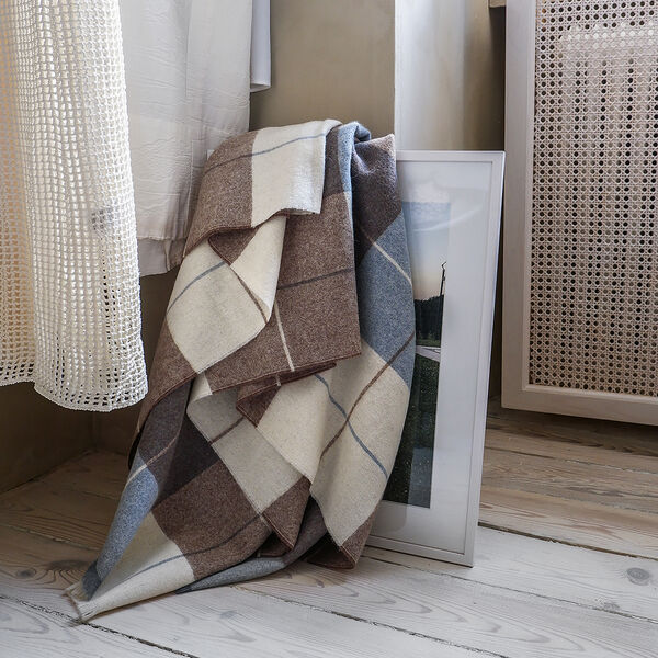 Scotch Throw, blue Scotch Throw, blue, ELVANG